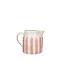 Stoneware Pitcher with Stripes