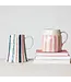 Stoneware Pitcher with Stripes
