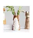 Stoneware Rabbit Vase