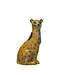 Stoneware Leopard Shaped Vase