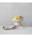 Hand-Painted Stoneware Pedestal Bowl
