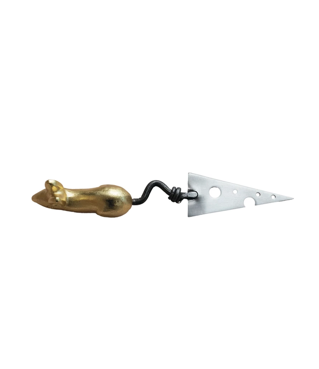 Cheese Knife with Cheese Shaped Blade & Mouse Shaped Handle