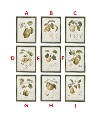 Wood Wall Décor with Pear Image