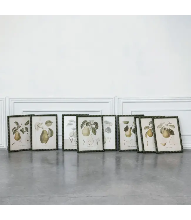 Wood Wall Décor with Pear Image