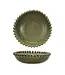 Decorative Terra-cotta Bowl with Hobnail Edge