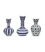 Hand-Painted Stoneware Vase