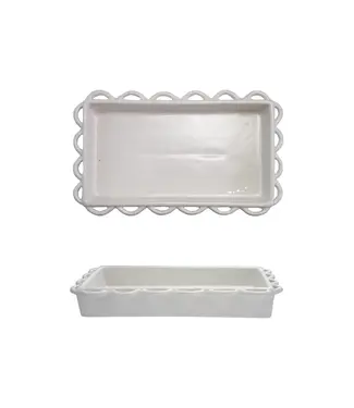 Decorative Scalloped Napkin Holder