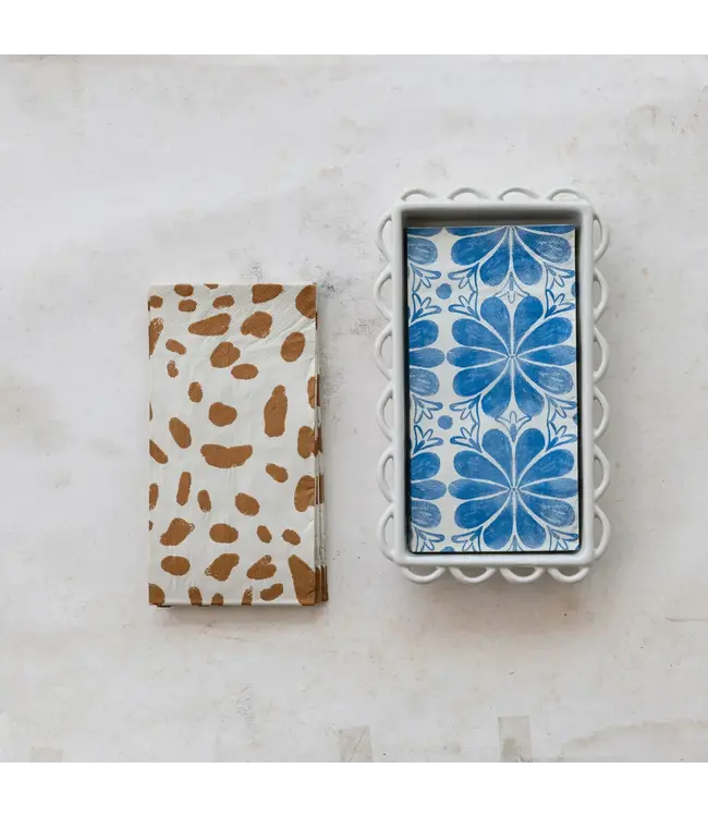 Decorative Scalloped Napkin Holder