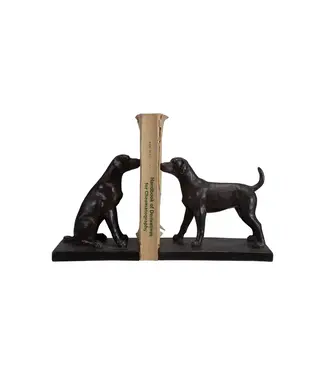 Resin Dog Bookends Black - Sold as Set of 2  (Sitting and Stand)
