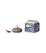 Stoneware Canister with Lid & Spoon