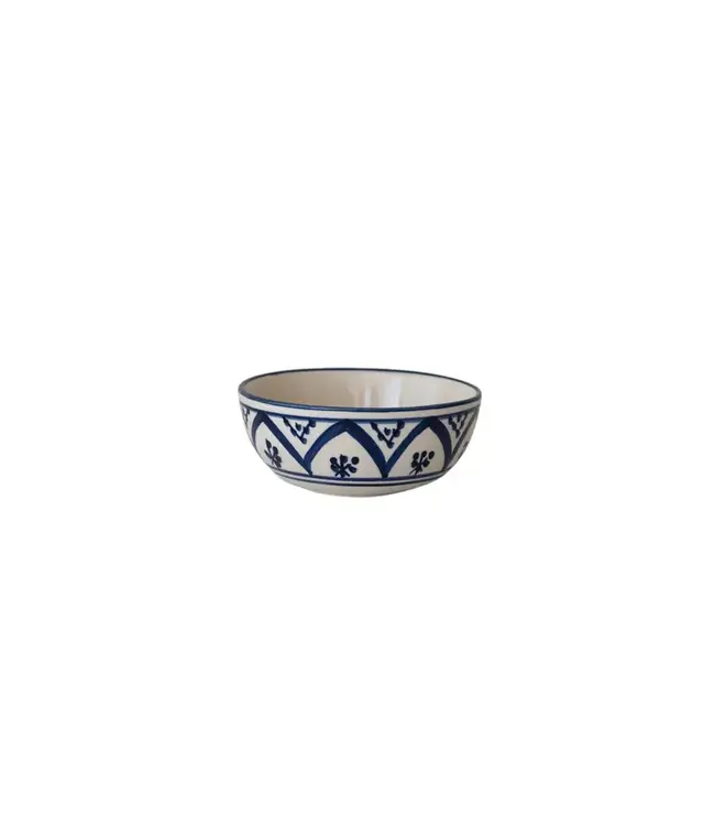 Stoneware Bowl with Pattern