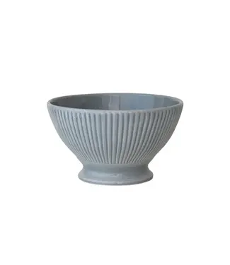 Stoneware Fluted Serving Bowl
