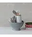 Stoneware Fluted Serving Bowl