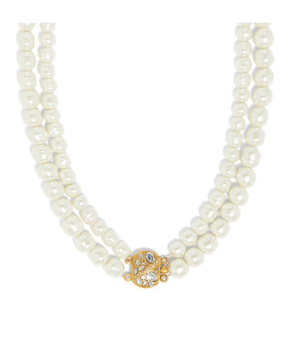BRIGHTON Trust Your Journey Double Pearl Necklace