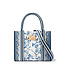 BRIGHTON Indigo Song Bird Canvas Carryall - Multi