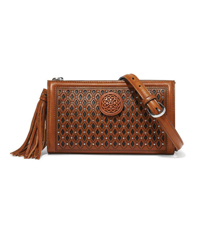BRIGHTON Michela Cross Body - Russet