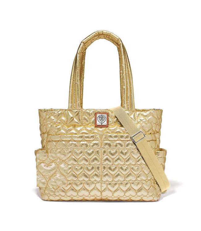 BRIGHTON Kameron Metallic Utility Tote - Gold