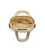 BRIGHTON Kameron Metallic Utility Tote - Gold