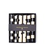 MACKENZIE CHILDS Mini Black & Ivory Dinner Candles - Sold as Set