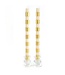 MACKENZIE CHILDS Bands Gold Dinner Candles - Sold as Set
