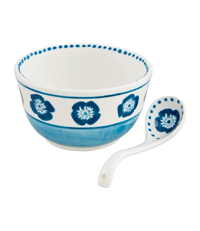 Block Print Salsa Bowl - Sold as Set