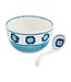 Block Print Salsa Bowl - Sold as Set
