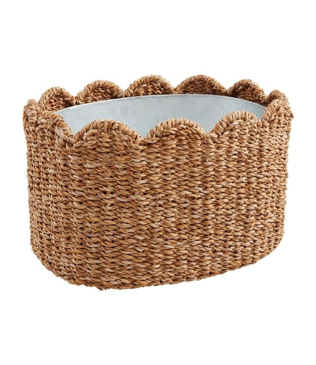 Woven Scallop Party Tub