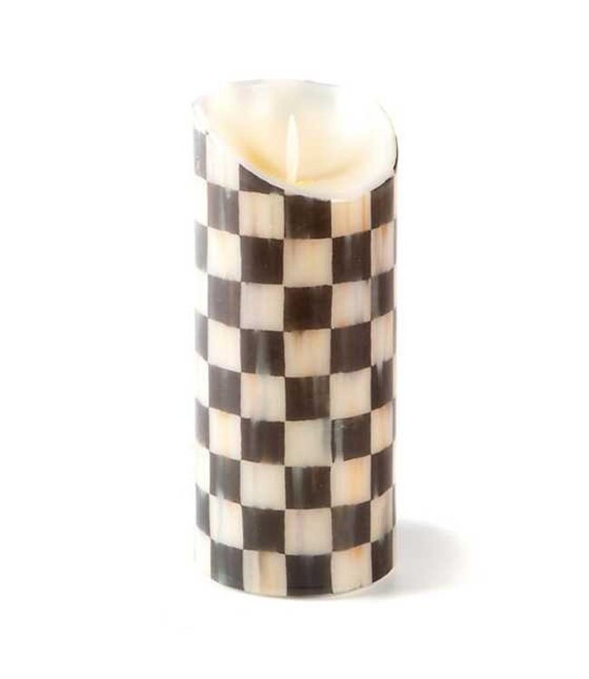 MACKENZIE CHILDS Courtly Check Flicker Pillar