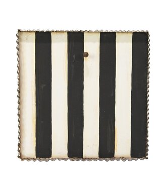 THE ROUND TOP COLLECTION Black & White Striped Mini Gallery Display Board