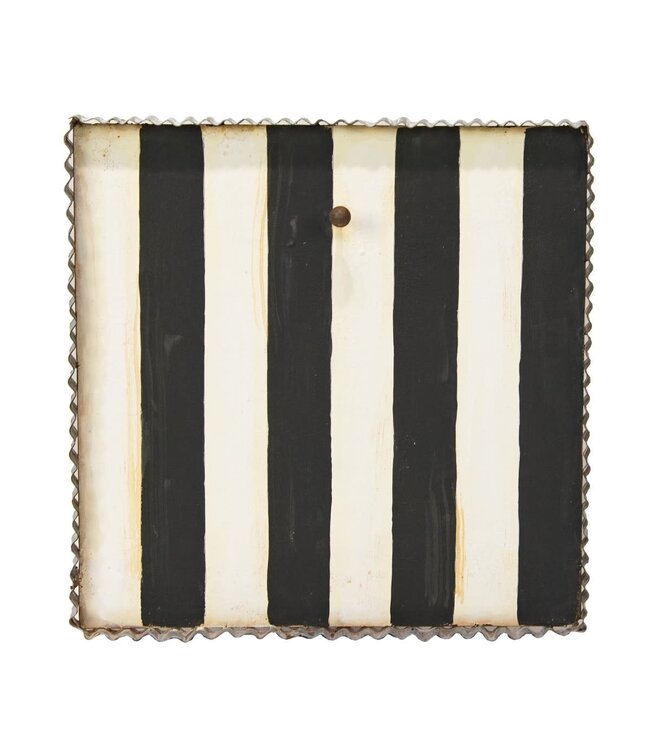 THE ROUND TOP COLLECTION Black & White Striped Mini Gallery Display Board