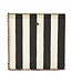 THE ROUND TOP COLLECTION Black & White Striped Mini Gallery Display Board