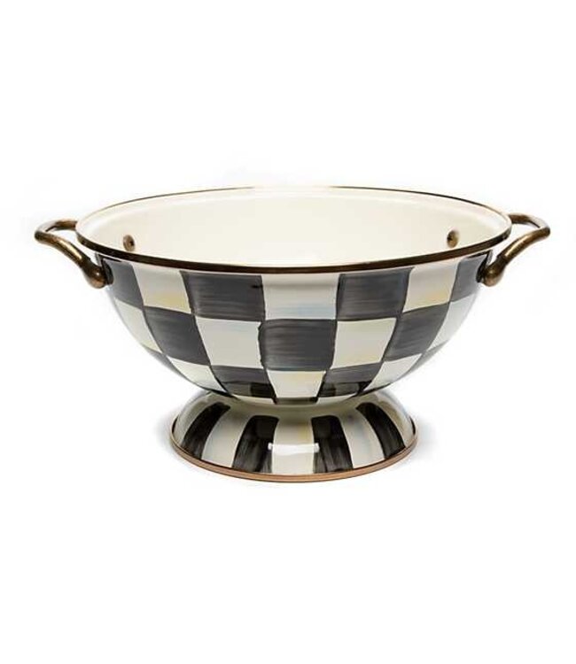 MACKENZIE CHILDS Courtly Check Enamel Almost Everything Bowl