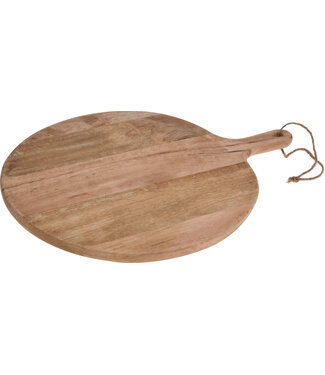 Plate Wood 50CM Round Natural