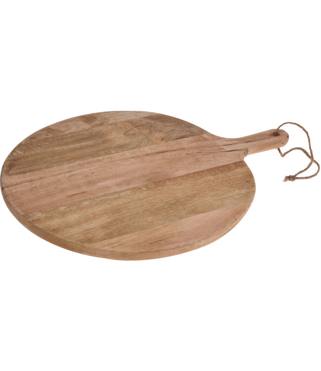 Plate Wood 50CM Round Natural