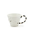 MACKENZIE CHILDS White Rabbit Ceramic Mug