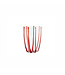VIETRI Nuovo Stripe Red Tall Tumbler