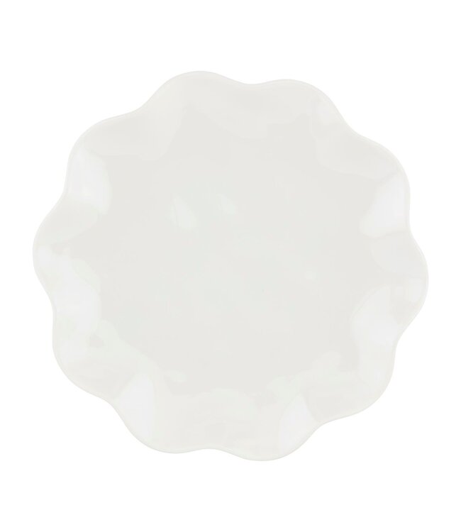 Ruffle Melamine Plate