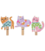 Whimsy Cat Magnet Clip - Sold as Set