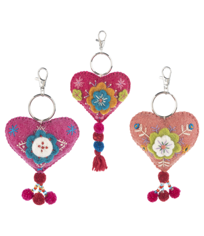 Whimsy Heart Fob
