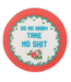 Embroidered Cheeky Chic Travel Compact Mirror