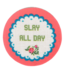 Embroidered Cheeky Chic Travel Compact Mirror