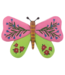 Botanical Butterfly Garden Art Rock