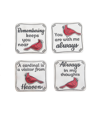Cardinal is a Visitor from Heaven Charm