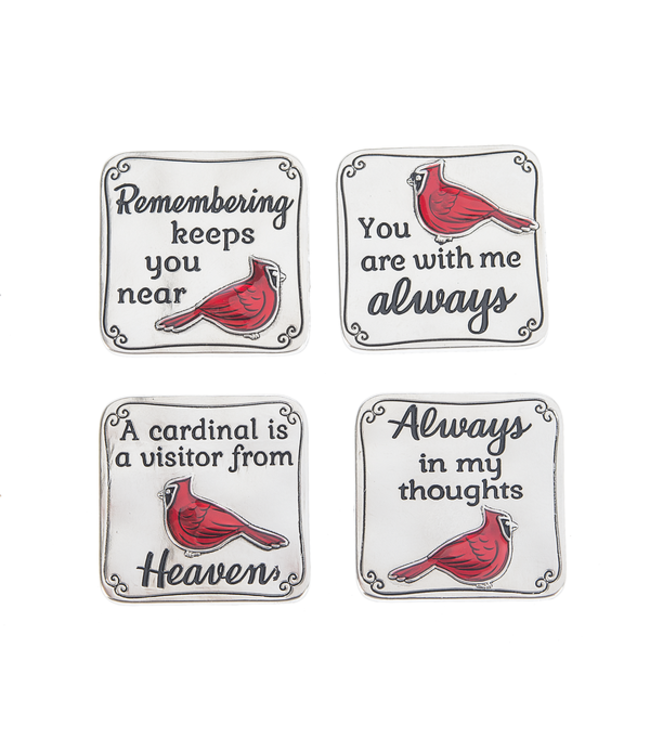 Cardinal is a Visitor from Heaven Charm