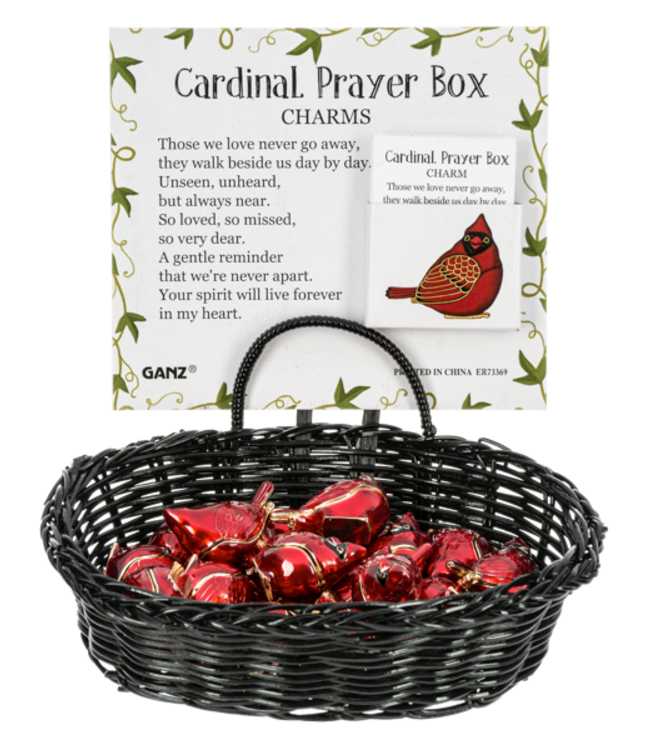 Cardinal Prayer Charm
