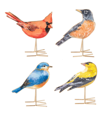 Watercolor Bird Figurines