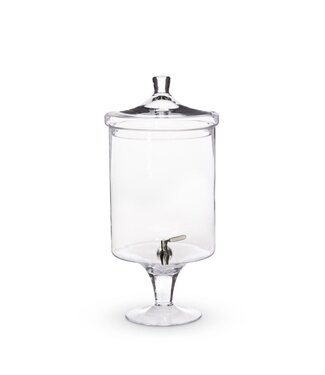 Sleek Crystal Beverage Dispenser