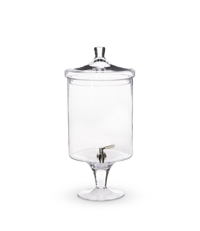 Sleek Crystal Beverage Dispenser