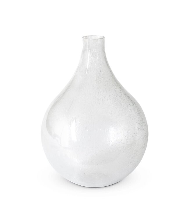 Raindrop Glass Oversized Bottle Vase