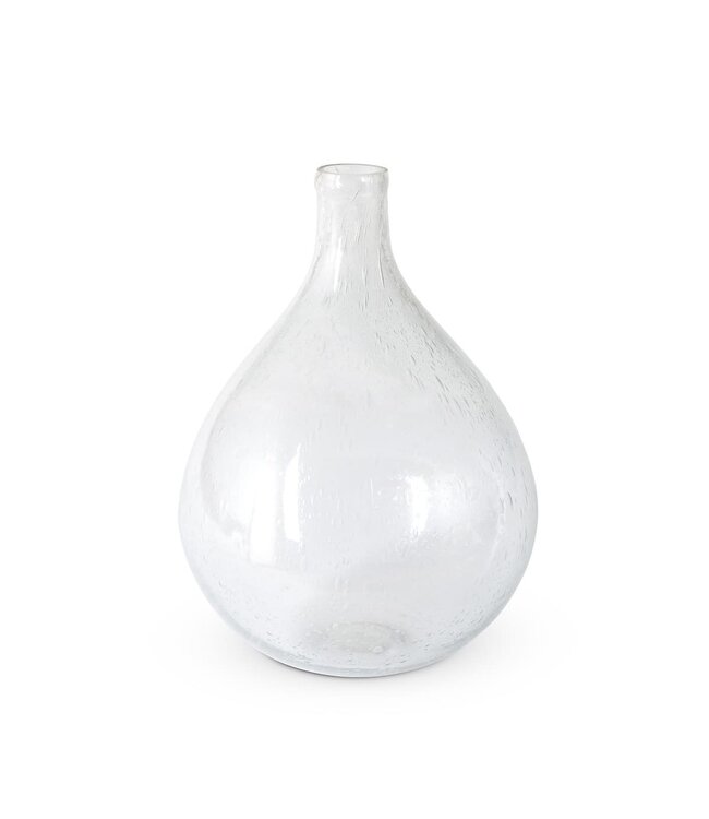 Raindrop Glass Oversized Bottle Vase